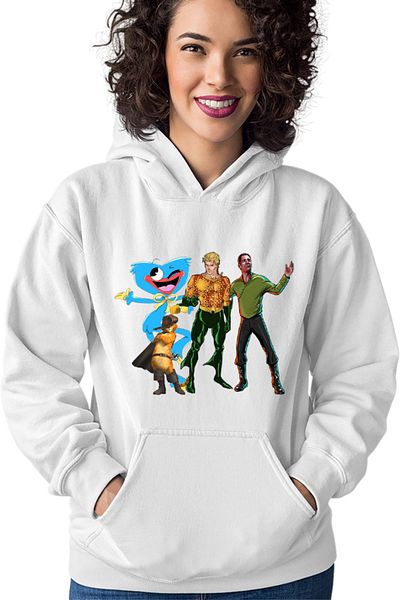 OEM Hanorac dama Aquaman Huggy Wuggy Puss in the Boots Shrek Star Trek Crew