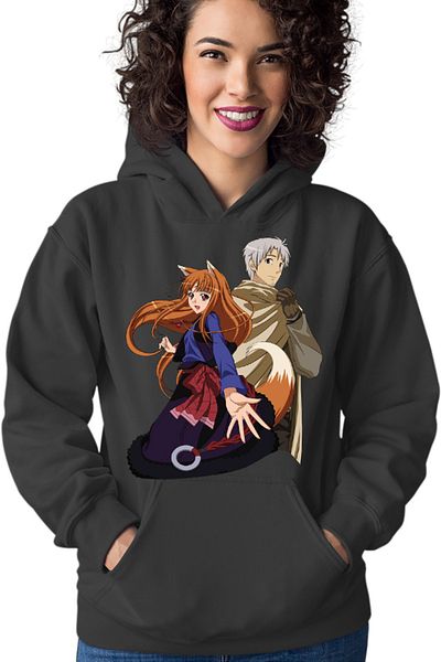 OEM Women's Spice And Wolf Holo Valentines Day Anime Hoodie