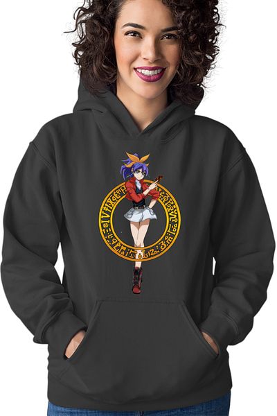 OEM Yu Gi Oh Anime Serena Magic Girl Player Women's Hoodie