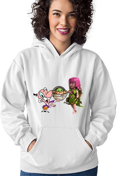 OEM Hanorac dama Clash of Clans Powerpuff Girls Mayor Star Wars Baby Yoda