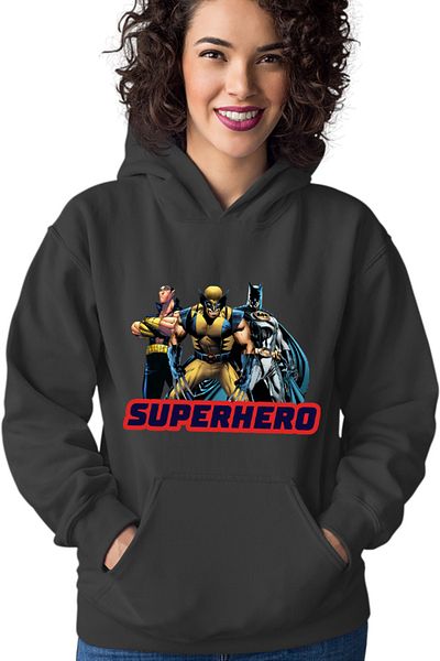 OEM Women's hoodie Wolverine X-MEN Avengers Batman Team
