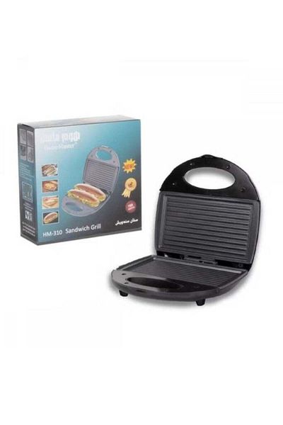 HOME MASTER Electric Sandwich Maker with Non-Stick Coating - 750W