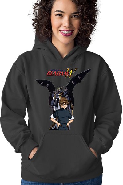 OEM Women's Hoodie Gundam Wing Bat Robot Anime Game
