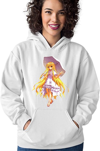 OEM UQ Holder McDowell Cute Anime Girl Action Blonde Women's Hoodie