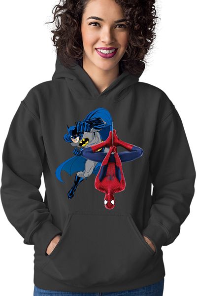OEM Women's sweatshirt Batman Spiderman Bruce Spirit Cosplay Marvel
