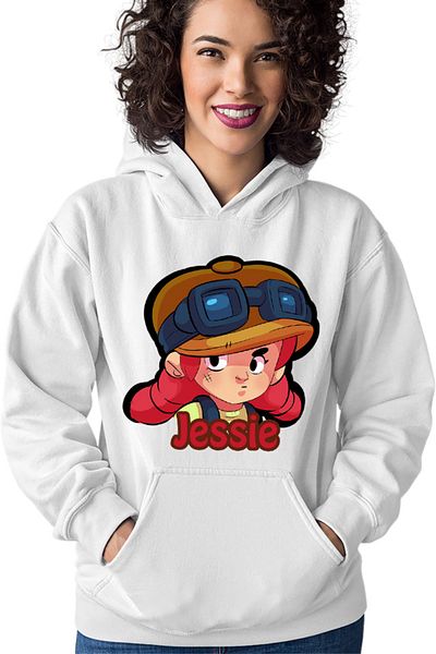 OEM Hanorac dama Brawl Stars Jessie Automatic Ponytails Supercell