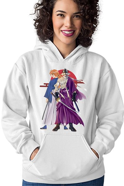 OEM Women's Hoodie Rurouni Kenshin Anime Top Antagonist