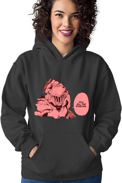 OEM Women's Hoodie Goblin Slayer Kill Force Gore Anime Otaku Costume Armor