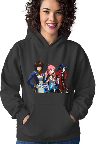 OEM Women's Hoodie Gundam Seed Trio Anime Kage