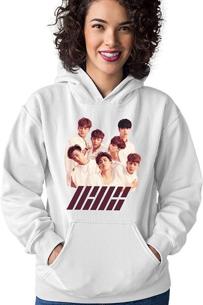 OEM Women's Hoodie iKon Koo Jun-hoe Jinhwan Song Yunhyeong Cosplay Comeback