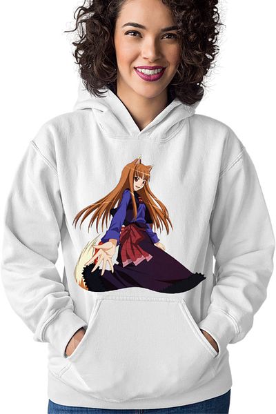 OEM Hanorac dama Spice And Wolf Holo Kitsune Dance Romance