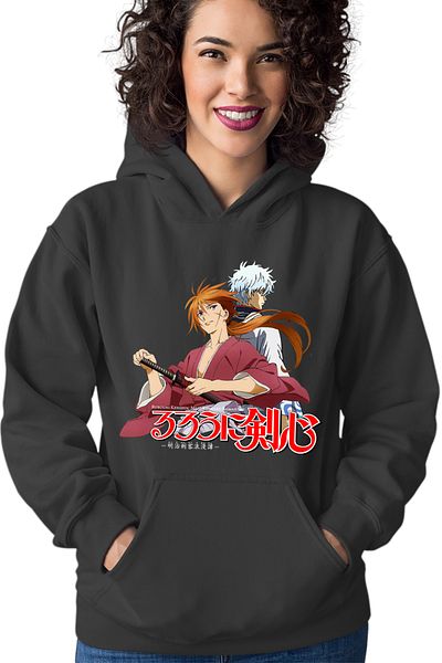 OEM Hanorac dama Rurouni Kenshin Gintoki Kenshin Back