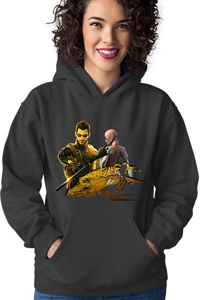 OEM Deus Ex Cyborg Human Revolution Video Game Women's Hoodie