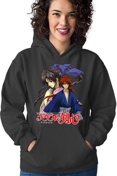 OEM Women's Hoodie Rurouni Kenshin Kaori Couple Anime Monster
