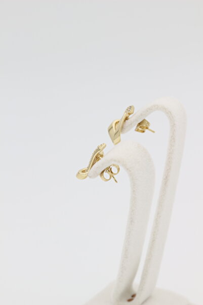 XUPING JEWELRY STİL İNCİSİ/XUPING JEWELRY ÜÇGEN ZİRKON TAŞLI KÜPE