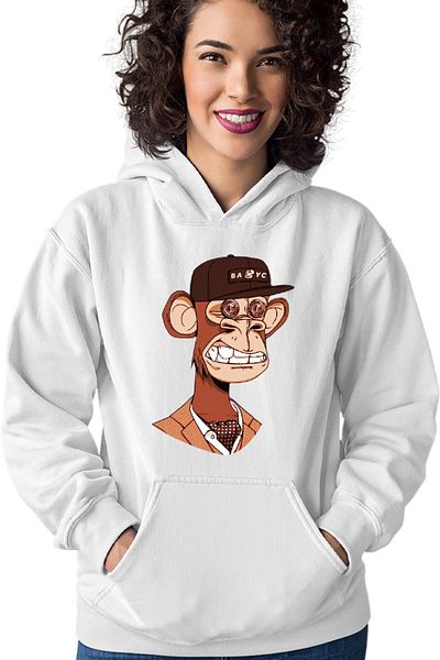 OEM Hanorac dama NFT Monkey Modern Financial Global Economy