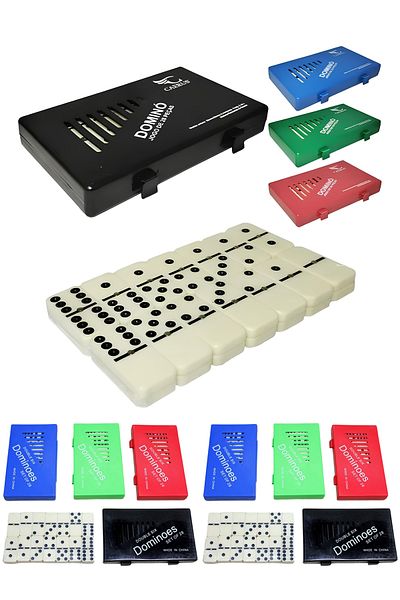 Wolawood Special Boxed Domino Stones Game Classic Intelligence and Strategy Game Family Size Entertainment Set