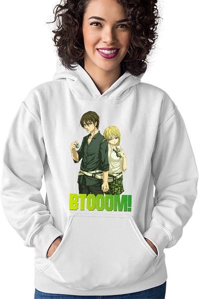 OEM Hanorac dama Btooom! Sakamoto Ryouta Himiko Lovers Game Crafting Bombs