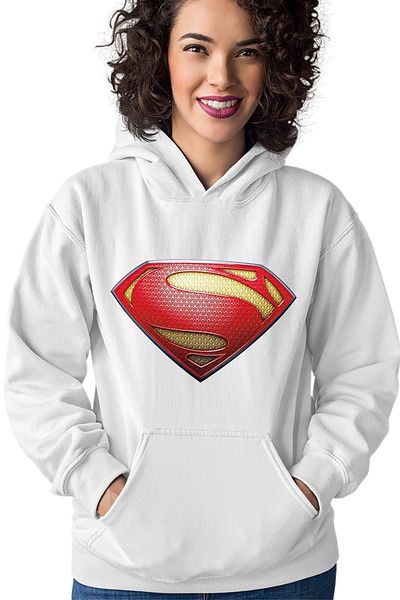 OEM Women's Hoodie Superman Logo Cartoon Redson Marvel