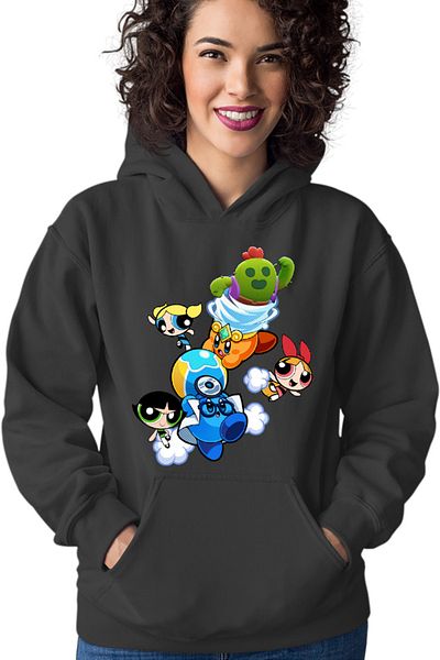 OEM Hanorac dama Brawl Stars Happy Tank Powerpuff Girls Pokemon Weather