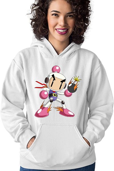OEM Bomberman Angry Japanese Multiplayer Women's Hoodie