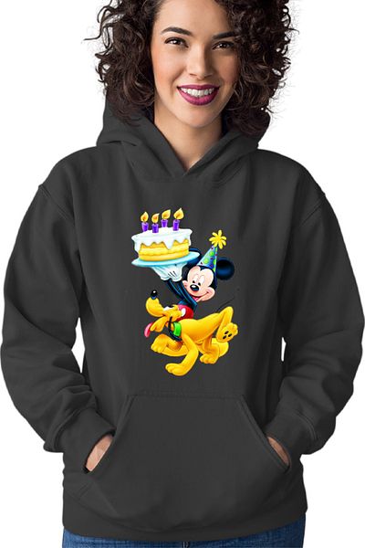 OEM Hanorac dama Mickey Mouse Puppy Happy Birthday