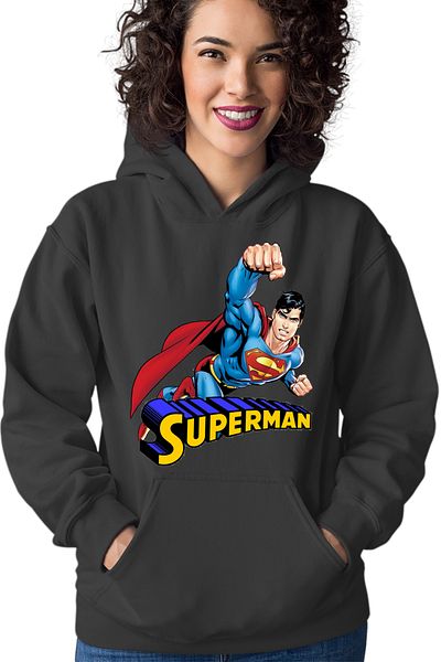 OEM Women's hoodie Superman Men of Steel Returns Drawing