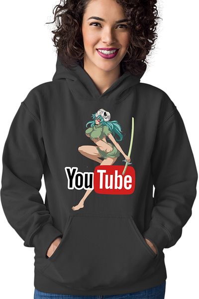 OEM Bleach Nel tu Rukia Youtube Creator Fan Art Women's Hoodie