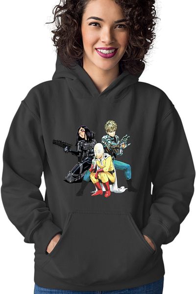 OEM Hanorac dama Battle Angel Alita Gally Saitama Genos Trio Fight