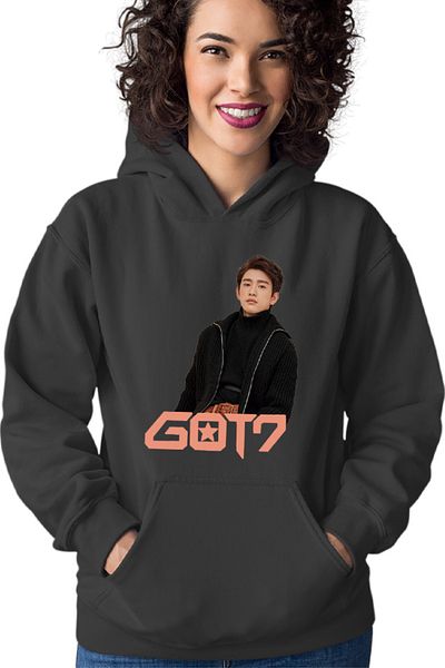OEM Got7 Jinyoung Sexy Idol Korean American Winter Concept Women's Hoodie
