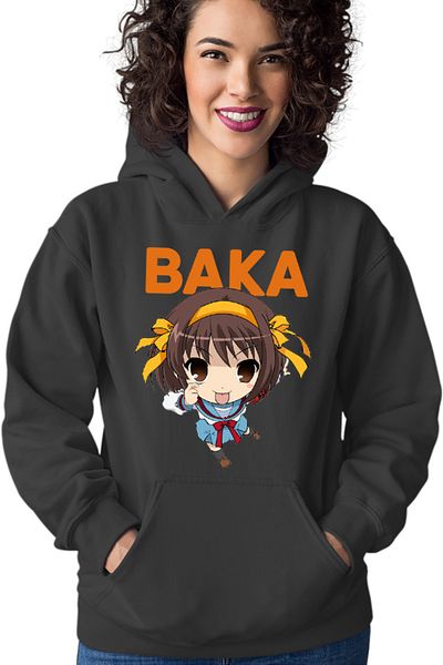 OEM Hanorac dama Haruhi Suzumiya Baka Emoji Chibi Otaku Anime Japan