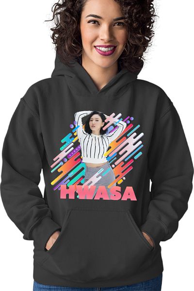 OEM Women's Hoodie Mamamoo Singer Solo Hwasa Sexy Pop Music Korean
