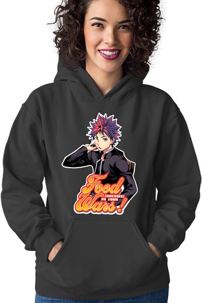 OEM Women's Hoodie Food Wars Souma Student Style Action Shokugeki