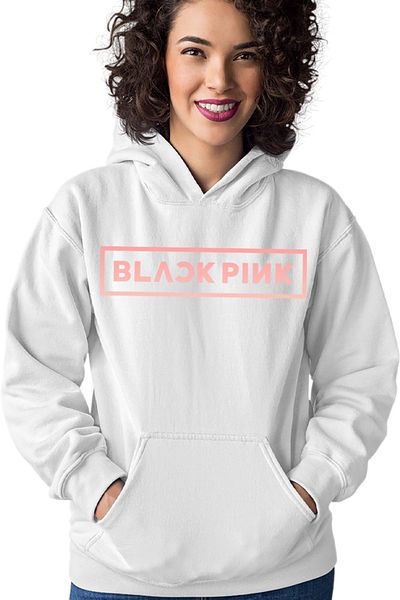 OEM Hanorac dama Blackpink In Your Area Logo Motto K-Pop
