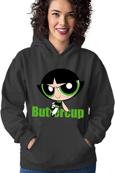 OEM Hanorac dama The Powerpuff Girls Buttercup Tomboy Strong