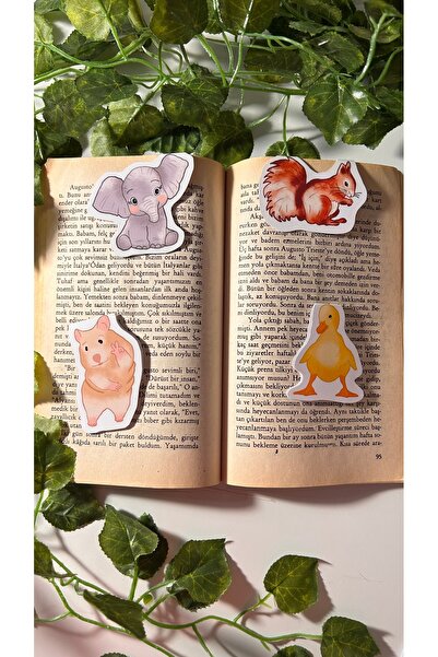 Handeto Kraft علامة مرجعية لحيوانات لطيفة، علامة مرجعية مغناطيسية، علامة مرجع...