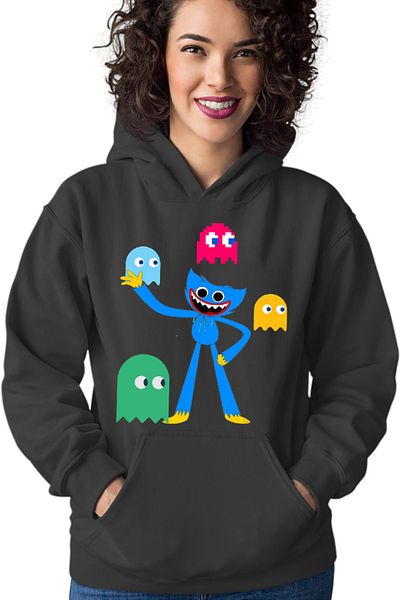 OEM Hanorac dama Huggy Wuggy Pac Man Ghost NPC Horror Game