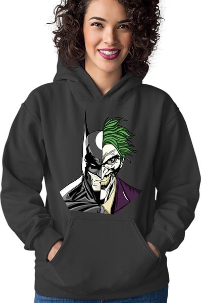 OEM Hanorac dama Batman Joker Face Best Friends Megadeth Legends
