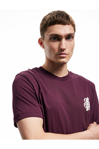 Koton Βαμβακερό μπλουζάκι με κοντό μανίκι με στάμπα