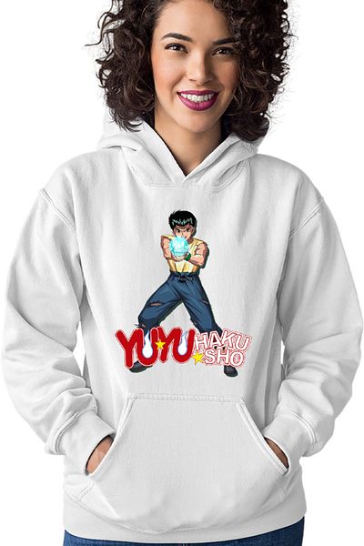 OEM Hanorac dama Yu Yu Hakusho Yusuke Urameshi Super Power Paranormal Anime