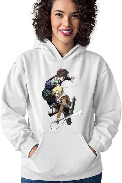 OEM Btooom! Sakamoto Ryouta AOT Annie Fight Monsters Sci-fi Cosplay Women's Hoodie