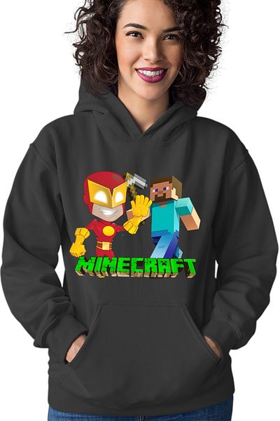 OEM Hanorac dama The Flash Minecraft Steve Super Hero