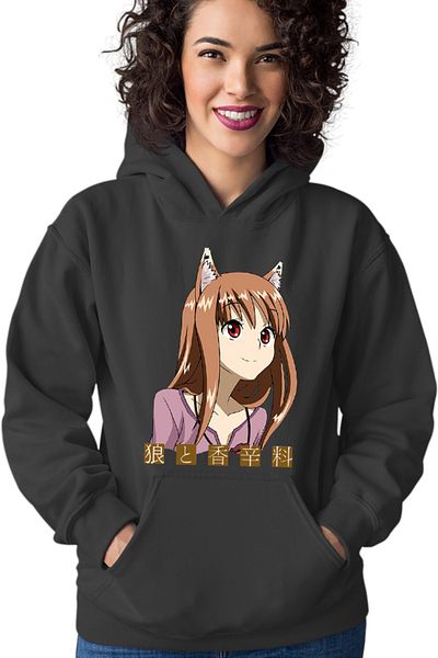 OEM Hanorac dama Spice And Wolf Holo Small Fox Furry Funimation