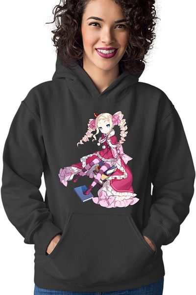 OEM Women's hoodie Re Zero Beatrice Library Book Magic Tsundere Drawings