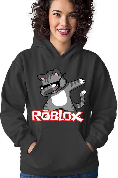 OEM Women's Hoodie Roblox Cat Kitten Fortnite Dab Vip