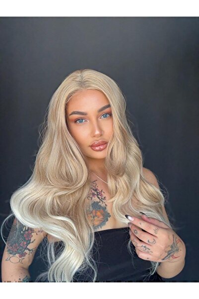 Suzan Peruk Gerçek Saç dokusunda Medikal Hayalet TÜL PERUK