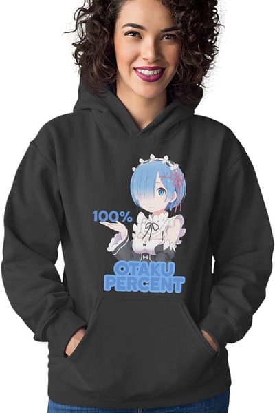 OEM Hanorac dama Re Zero REM Otaku Percentage Maiden Kawaii Technics