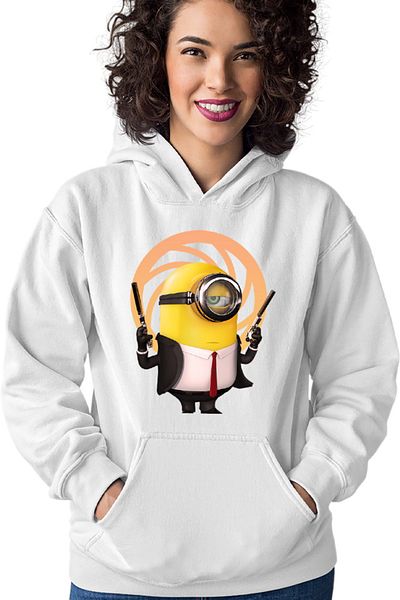 OEM Hanorac dama James Bond Minions Funny Animation