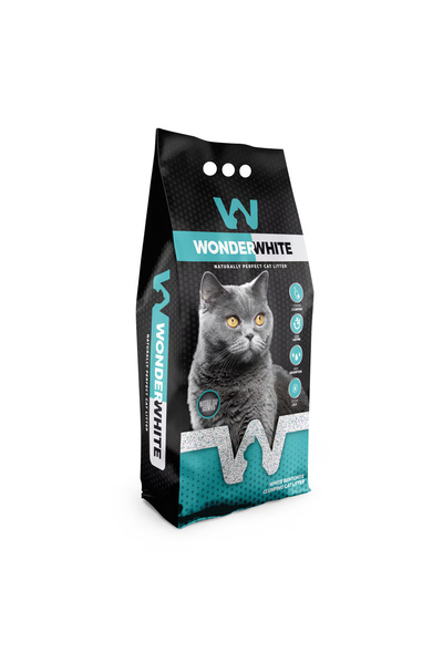 WONDERWHITE Asternut pentru pisici Wonder White, 10kg, aroma Sapun de Marsilia
