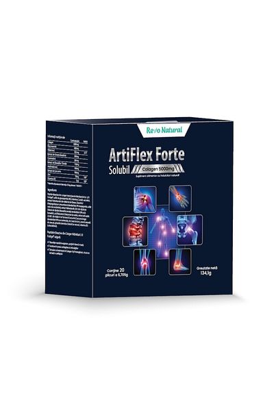 Revo Natural Premium food supplement Arti Flex Forte, Collagen 5000 mg, 20 sachets, Revo